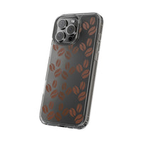 Coffee Beans Clear Phone Case