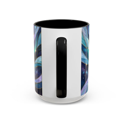 Aurora Husky Stained Glass Style Mug