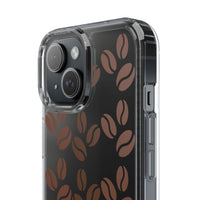Coffee Beans Clear Phone Case