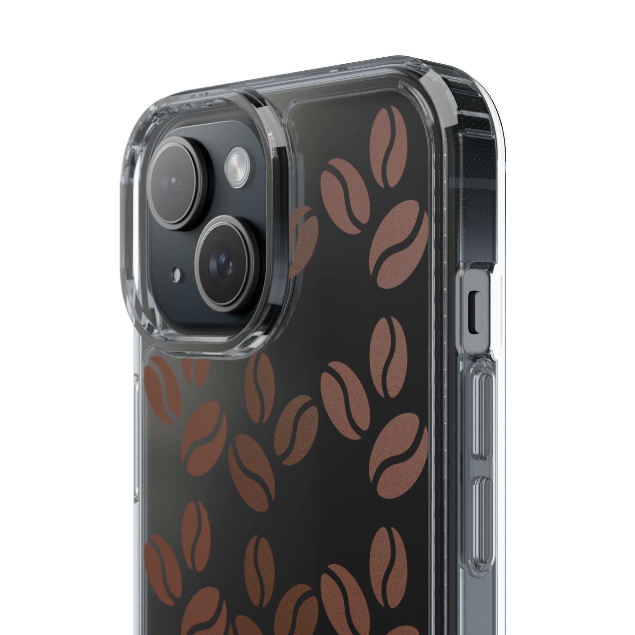 Coffee Beans Clear Phone Case