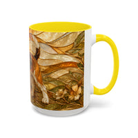 Blossom Beagle Stained Glass Style Mug