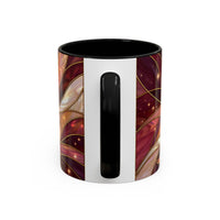 Rose Glow Hummingbird Stained Glass Style Mug
