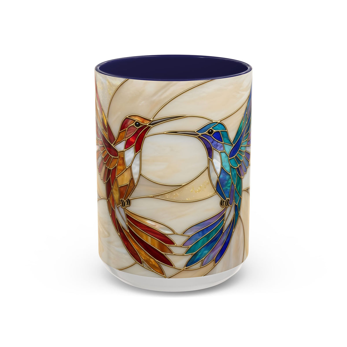 Harmony Hummingbird Stained Glass Style Mug
