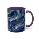 Aurora Howl Wolf Stained Glass Style Mug