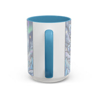Aurora Peacock Stained Glass Style Mug