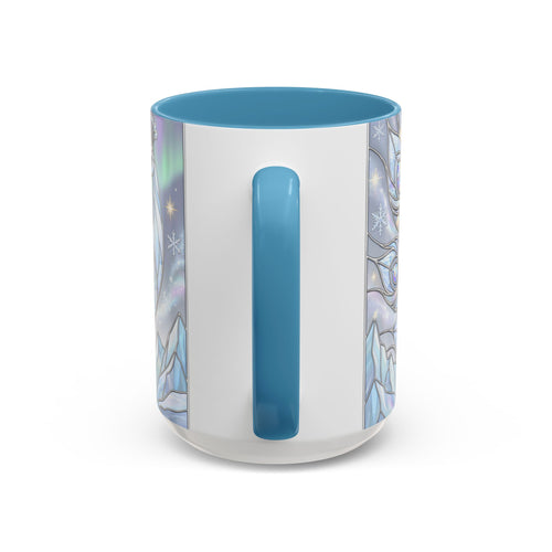 Aurora Peacock Stained Glass Style Mug