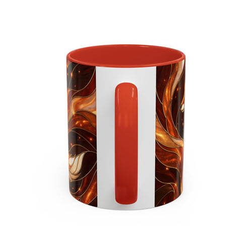 Ember Fox Stained Glass Style Mug