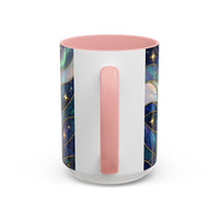 Celestial Staffy Stained Glass Style Mug