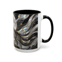 Midnight Wolf Stained Glass Style Mug
