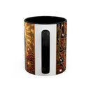 Sakura Peacock Stained Glass Style Mug