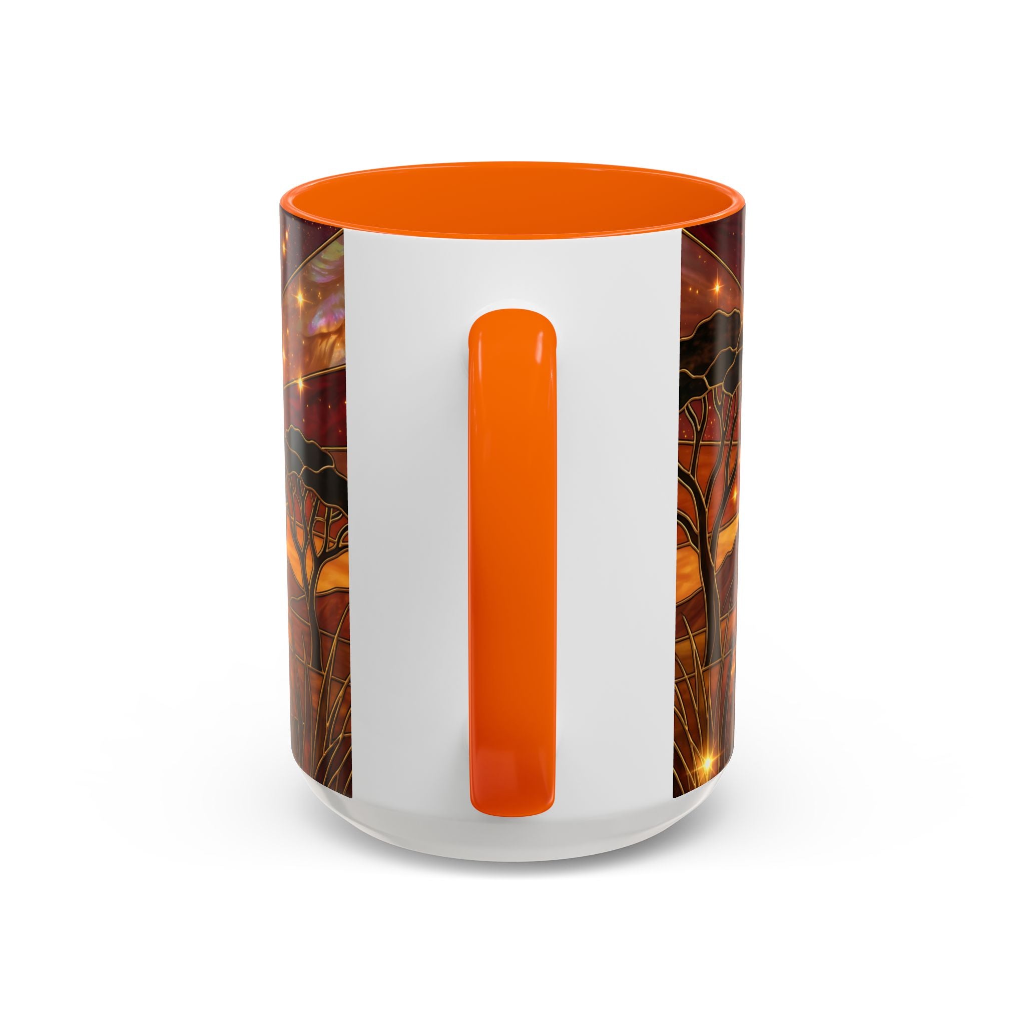 Savannah Lion Stained Glass Style Mug