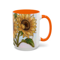 Sunflower Stained Glass Mug