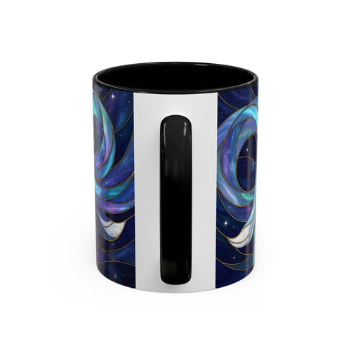 Wolf Kiss Stained Glass Style Mug
