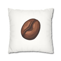 Coffee Bean Faux Suede Pillow Cover