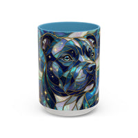 Celestial Staffy Stained Glass Style Mug