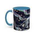 Celestial Lion Stained Glass Style Mug