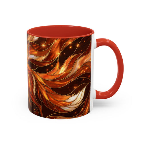 Ember Fox Stained Glass Style Mug