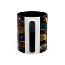 Warm Glow Rottweiler Stained Glass Style Mug