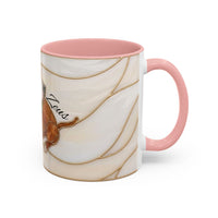 Custom Dog Portrait Stained Glass Style Mug