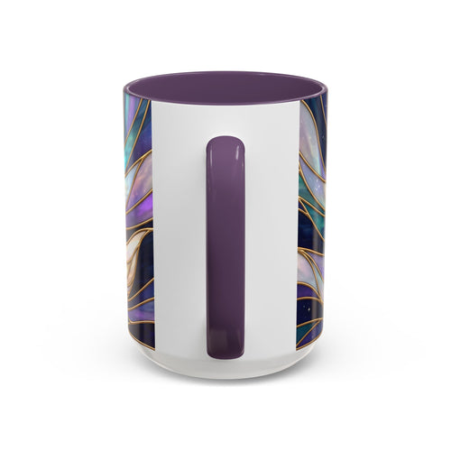 Aurora Fox Stained Glass Style Mug