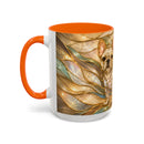 Golden Glow French Bulldog Stained Glass Style Mug
