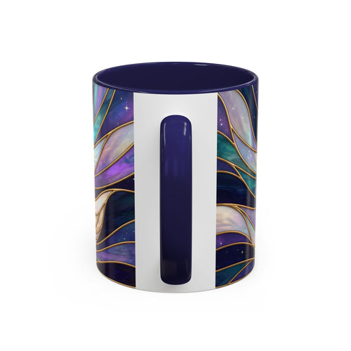 Aurora Fox Stained Glass Style Mug