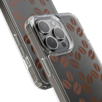 Coffee Beans Clear Phone Case