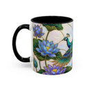 Flying Peacock Stained Glass Style Mug