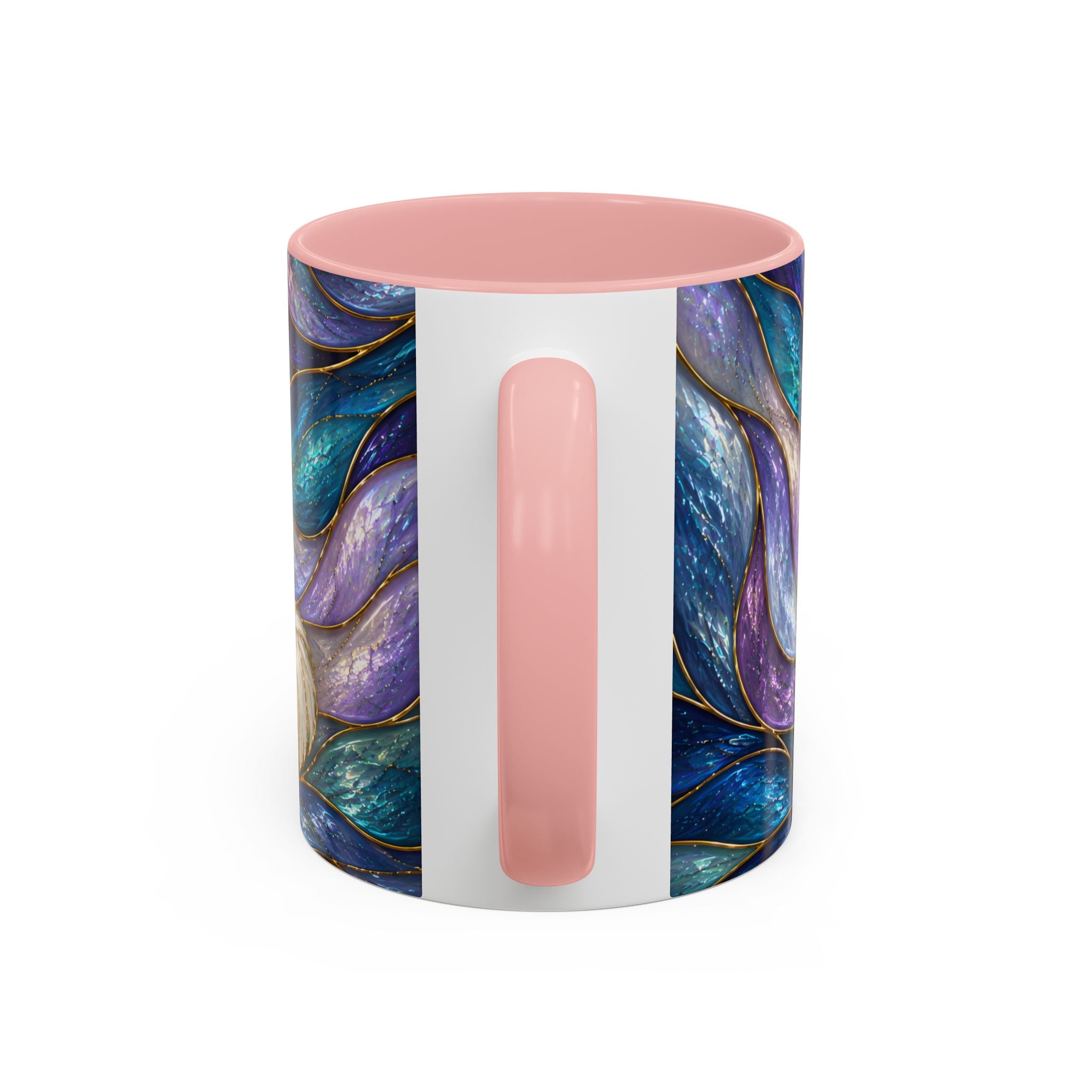 Celestial Australian Shepherd Stained Glass Style Mug