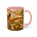 Blossom Beagle Stained Glass Style Mug
