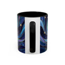 Aurora Howl Wolf Stained Glass Style Mug