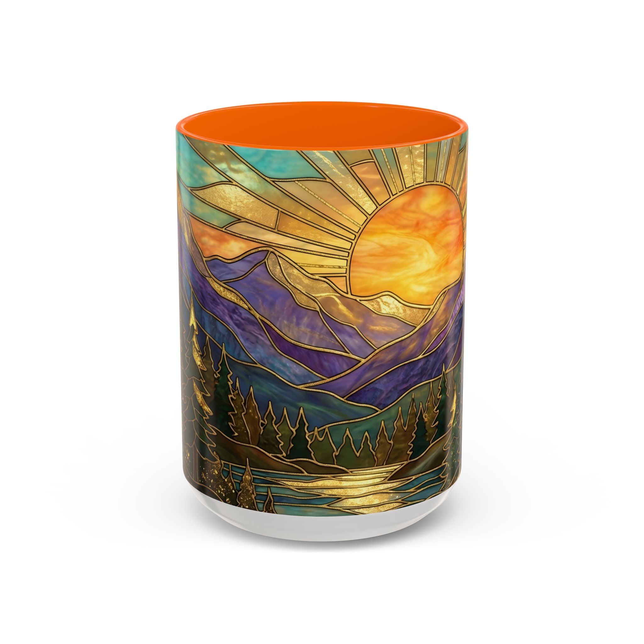 Sunrise Stained Glass Mug
