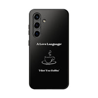 A Love Language Black Phone Case