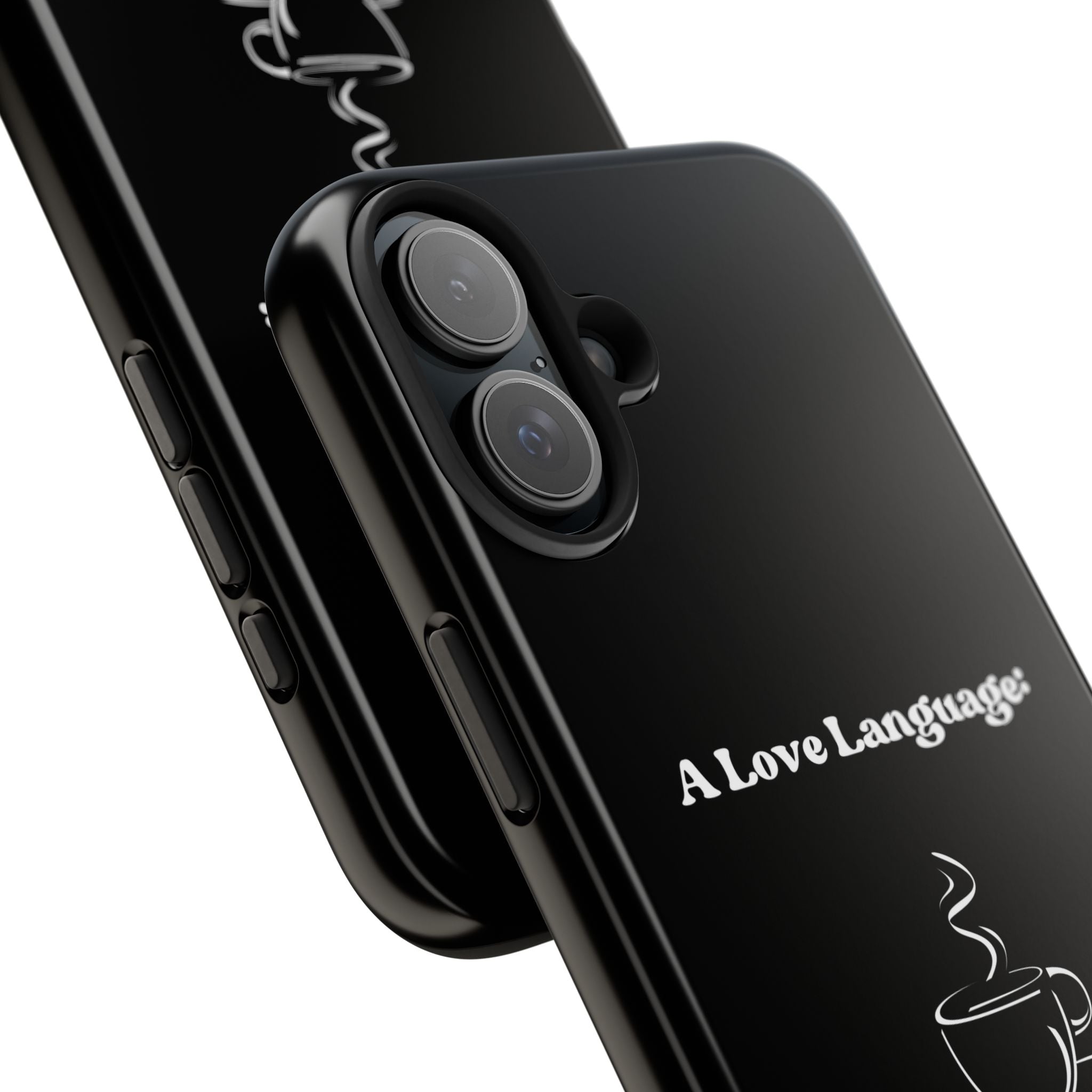A Love Language Black Phone Case
