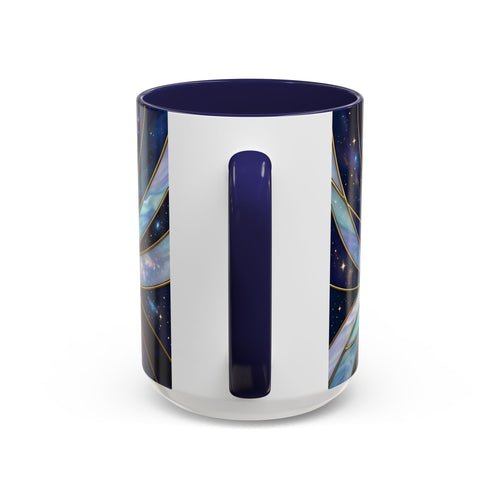 Sapphire Hummingbird Stained Glass Style Mug