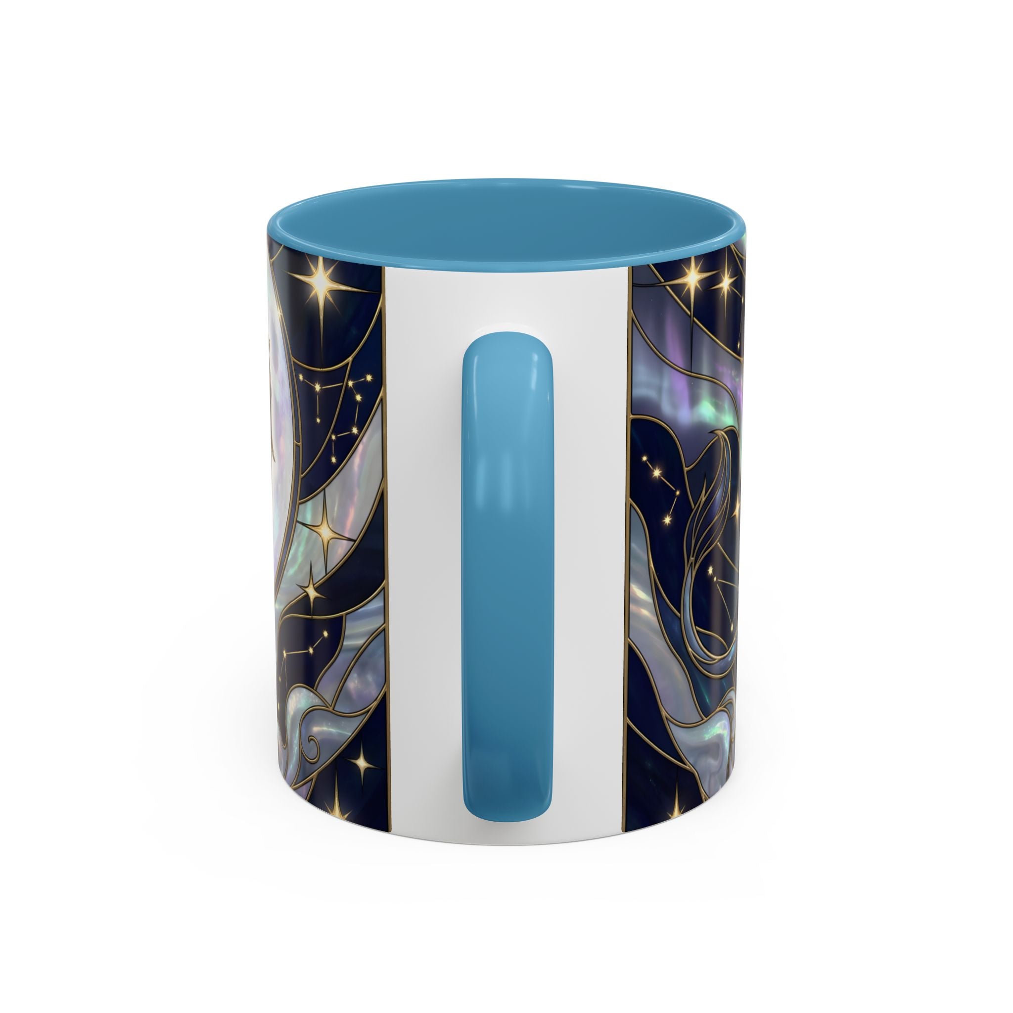 Celestial Lion Stained Glass Style Mug