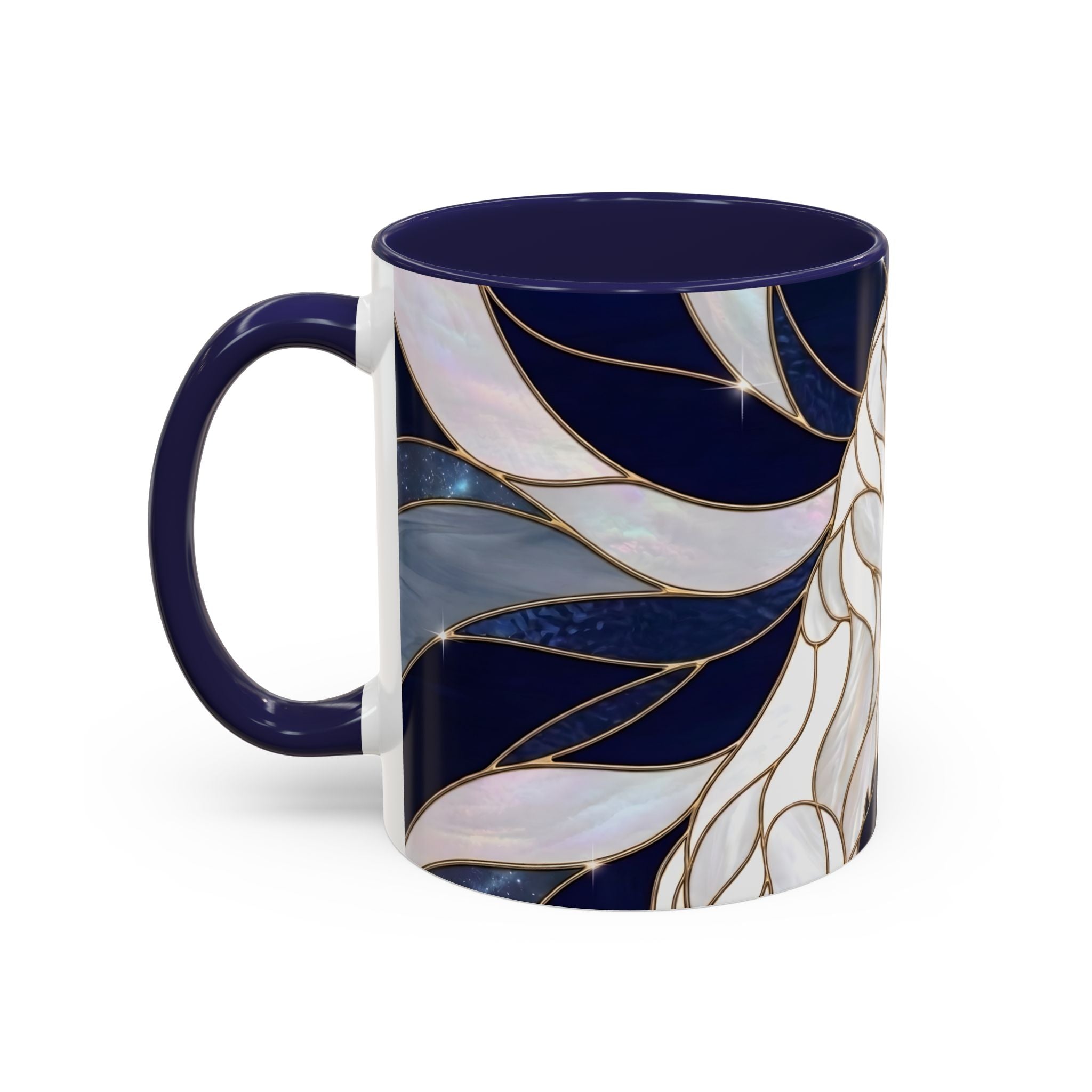 Faithful Friend Great Pyrenees Stained Glass Style Mug