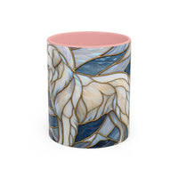 Moonlight Great Pyrenees Stained Glass Style Mug