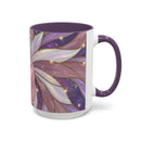 Rose Glow Staffordshire Bull Terrier Stained Glass Style Mug