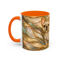 Golden Glow French Bulldog Stained Glass Style Mug