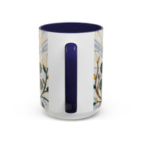 Classic Peacock Stained Glass Style Mug