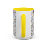 Rainbow Hummingbird Stained Glass Style Mug