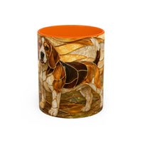 Blossom Beagle Stained Glass Style Mug
