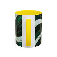 Jade Wolf Stained Glass Style Mug