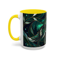 Teal Green Stained Glass Style Mug