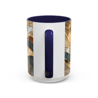 Warm Glow German Shorthaired Pointer Stained Glass Style Mug