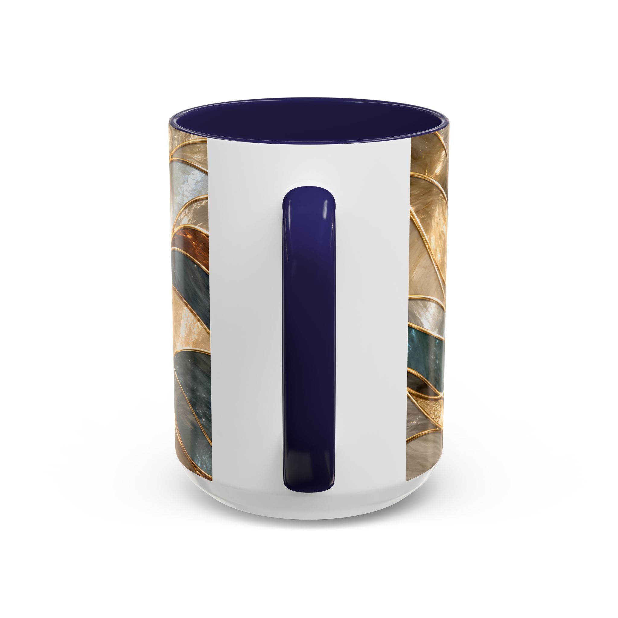 Warm Glow German Shorthaired Pointer Stained Glass Style Mug