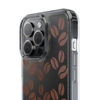 Coffee Beans Clear Phone Case