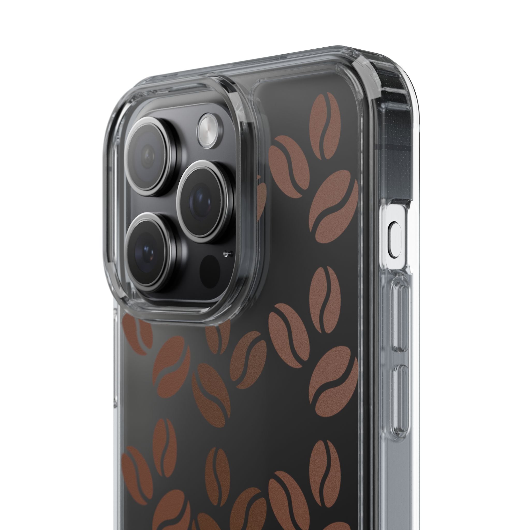 Coffee Beans Clear Phone Case