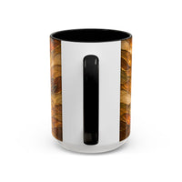 Golden Dachshund Stained Glass Style Mug